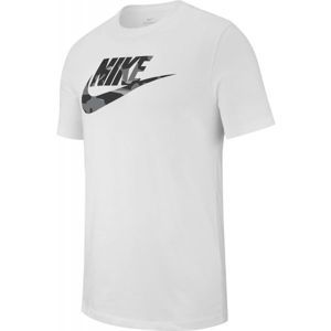 Nike NSW TEE CAMO 1 biela XL - Pánske tričko
