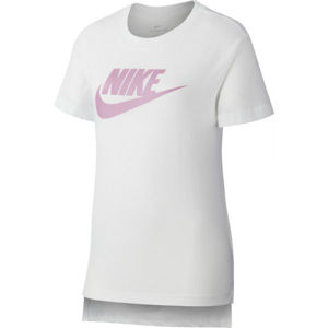 Nike NSW TEE DPTL BASIC FUTURA G Dievčenské tričko, biela, veľkosť