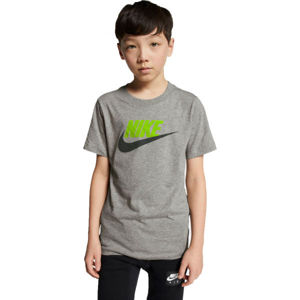 Nike NSW TEE FUTURA ICON TD B Chlapčenské tričko, sivá, veľkosť L