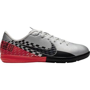 Nike JR MERCURIAL VAPOR 13 ACADEMY NEYMAR JR IC Detská halová obuv, sivá, veľkosť 38