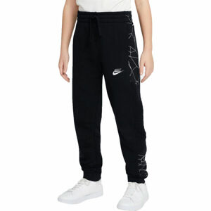 Nike NSW PANT CLUB AOP B Chlapčenské tepláky, čierna, veľkosť XL