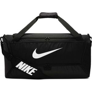 Nike BRASILIA M DUFF Športová taška, čierna,biela, veľkosť