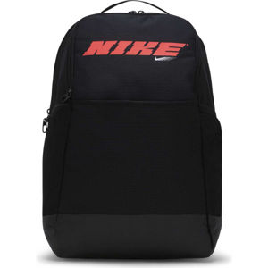 Nike BRASILIA Batoh, čierna,biela,červená, veľkosť