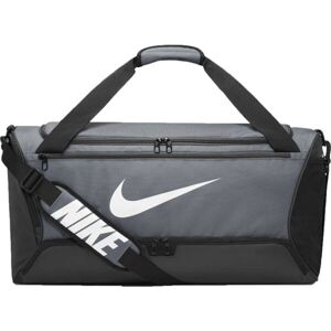 Nike BRASILIA M Športová taška, sivá, veľkosť