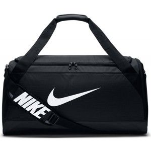 Nike BRASILIA MEDIUM DUFFEL Športová taška, čierna,biela, veľkosť