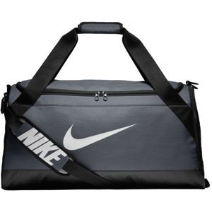 Nike BRASILIA MEDIUM DUFFEL sivá M - Športová taška