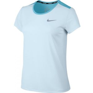 Nike BRTHE RAPID TOP SS modrá L - Dámske športové tričko
