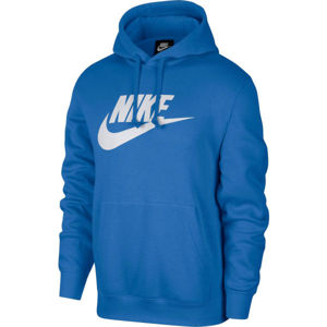 Nike NSW CLUB HOODIE PO BB GX M modrá S - Pánska mikina