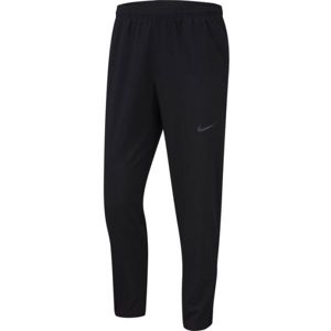 Nike RUN STRIPE WOVEN PANT M Pánske bežecké nohavice, čierna, veľkosť L