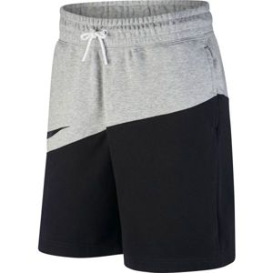 Nike NSW SWOOSH SHORT FT sivá S - Pánske šortky
