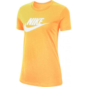 Nike NSW TEE ESSNTL ICON FUTUR W oranžová L - Dámske tričko
