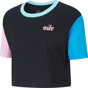 Nike NSW TEE FEMME 2 CROP čierna M - Dámske tričko