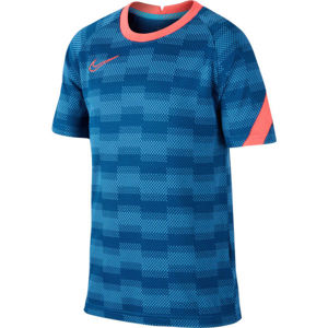 Nike DRY ACDPR TOP SS GX FP B modrá S - Chlapčenské futbalové tričko
