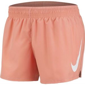 Nike SWOOSH RUN SHORT ružová S - Dámske bežecké šortky