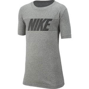 Nike NSW TEE THERMA FLEECE B šedá L - Chlapčenské tričko