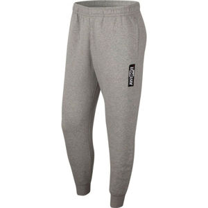 Nike NSW JDI PANT FLC BSTR M šedá S - Pánske nohavice