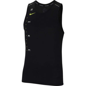 Nike DRY MILER TANK TECH GX FF M čierna XL - Pánsky bežecký top
