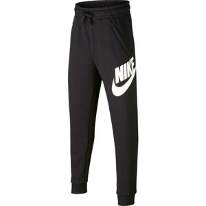 Nike NSW CLUB+HBR PANT B Chlapčenské tepláky, čierna, veľkosť S