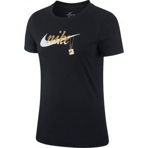 Nike NSW TEE SPORT CHARM čierna M - Dámske tričko