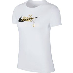 Nike NSW TEE SPORT CHARM biela M - Dámske tričko