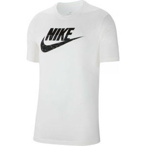 Nike NSW CAMO SS TEE M biela S - Pánske tričko