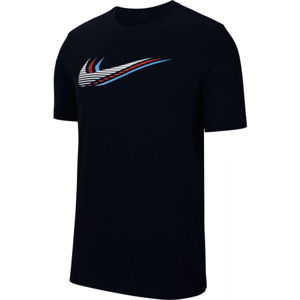 Nike NSW SS TEE SWOOSH M Pánske tričko, čierna, veľkosť L