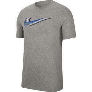 Nike NSW SS TEE SWOOSH M sivá M - Pánske tričko