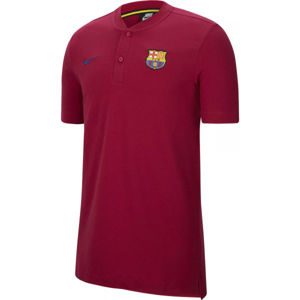 Nike FCB M NSW MODERN GSP AUT Pánske futbalové tričko polo, vínová, veľkosť XL