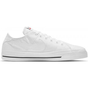 Nike COURT LEGACY CANVAS Pánska voľnočasová obuv, biela, veľkosť 43