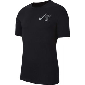 Nike DRY TEE WILD RUN GLOBEY M čierna XL - Pánske bežecké tričko