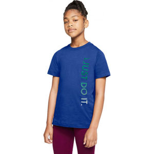 Nike NSW TEE JDI VERTICAL U Detské tričko, modrá, veľkosť M