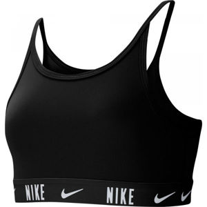 Nike TROPHY BRA G Dievčenská športová podprsenka, čierna, veľkosť XL