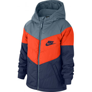 Nike NSW SYNTHETIC FILL JACKET U Detská zateplená bunda, tmavo modrá, veľkosť S