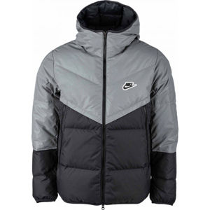 Nike NSW DWN FIL WR JKT REF SHLD Pánska zimná bunda, sivá, veľkosť M
