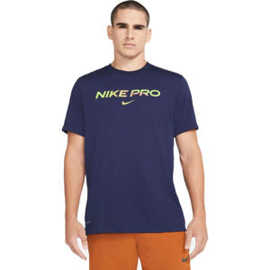 Nike DB TEE NIKE PRO M Pánske športové tričko, tmavo modrá, veľkosť XL