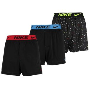 Nike DRI-FIT ESSEN MICRO BOXER 3PK Pánske boxerky, čierna, veľkosť M