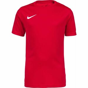 Nike DRI-FIT PARK 7 JR Detský futbalový dres, červená, veľkosť XL