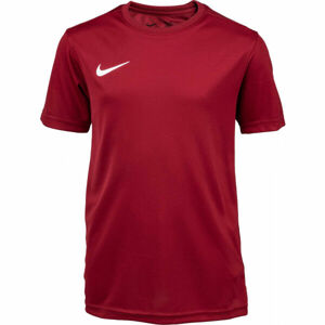 Nike DRI-FIT PARK 7 JR Detský futbalový dres, vínová, veľkosť L