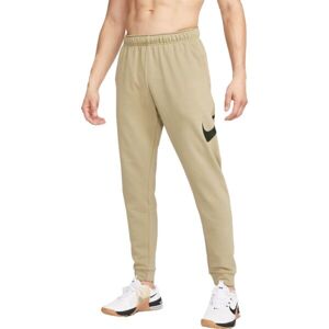 Nike DRI-FIT Pánske športové nohavice, béžová, veľkosť M