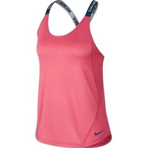 Nike DRY TANK ELASTKA W ružová L - Dámske tréningové tielko