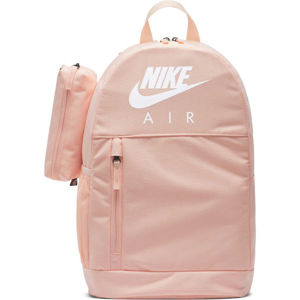 Nike ELEMENTAL BACKPACK Detský batoh, lososová, veľkosť UNI