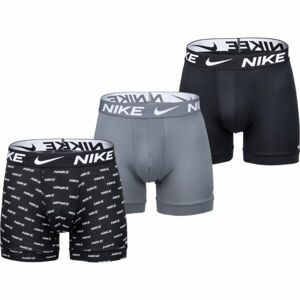 Nike ESSENTIAL MICRO BOXER BRIEFS 3PK Pánske boxerky, čierna, veľkosť M