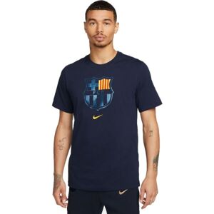 Nike FCB M NK CREST TEE Pánske tričko, tmavo modrá, veľkosť 2XL
