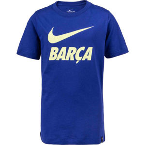 Nike Chlapčenské futbalové tričko Chlapčenské futbalové tričko, modrá, veľkosť XS