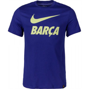 Nike FC BARCELONA TEE SNR Pánske futbalové tričko, modrá, veľkosť XL