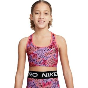 Nike G NK DF SWOOSH AOP REV BRA Dievčenská športová podprsenka, ružová, veľkosť S