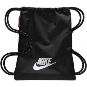 Nike HERITAGE Gymsack, čierna,biela, veľkosť