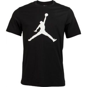 Nike J JUMPMAN SS CREW M čierna S - Pánske tričko
