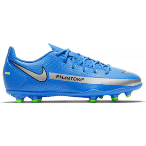 Nike JR PHANTOM GT CLUB FG/MG BLU Detské kopačky, modrá, veľkosť 38.5