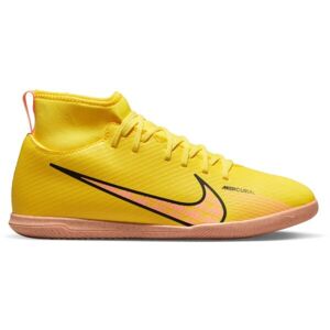 Nike JR MERCURIAL SUPERFLY 9 CLUB IC Detská halová obuv, žltá, veľkosť 36.5